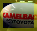 14 ft advertising blimp with Camelback Toyota logo